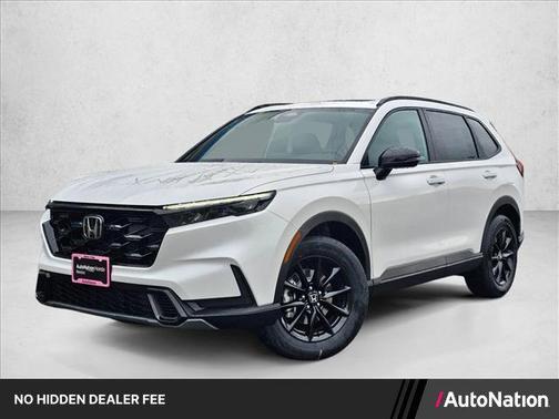 Platinum White Pearl 2026 Honda CR-V Hybrid Sport AWD