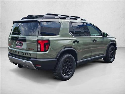 Ash Green Metallic 2026 Honda Passport AWD TrailSport Elite Blackout