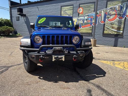 Ocean Blue Metallic Clearcoat 2020 Jeep Wrangler Sport