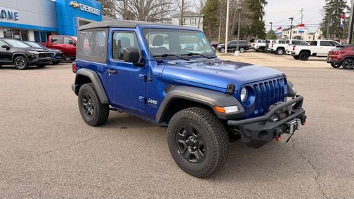 Ocean Blue Metallic Clearcoat 2020 Jeep Wrangler Sport