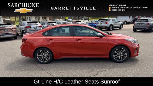 Fire Orange 2022 Kia Forte GT-Line