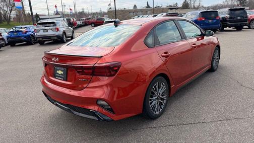 Fire Orange 2022 Kia Forte GT-Line