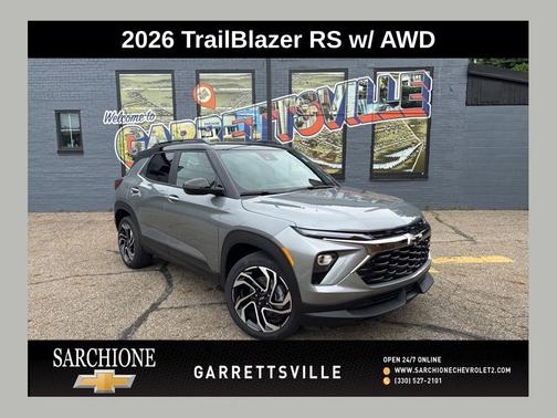 Sterling Gray Metallic 2026 Chevrolet Trailblazer RS