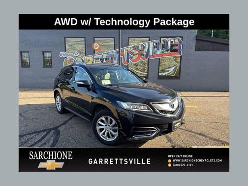 Crystal Black Pearl 2016 Acura RDX Technology Package