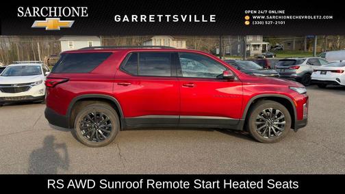 Radiant Red Tintcoat 2023 Chevrolet Traverse RS