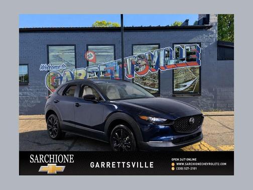 Deep Crystal Blue Mica 2026 Mazda CX-30 2.5 Turbo Premium Plus Package