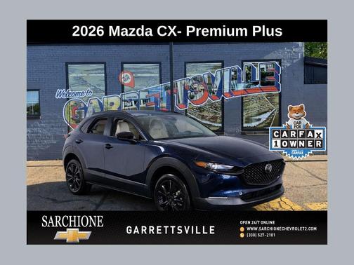 Deep Crystal Blue Mica 2026 Mazda CX-30 2.5 Turbo Premium Plus Package