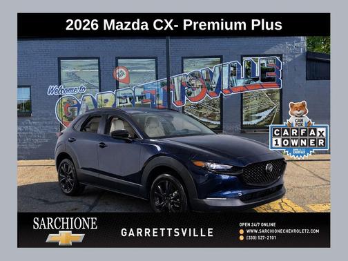 Deep Crystal Blue Mica 2026 Mazda CX-30 2.5 Turbo Premium Plus Package