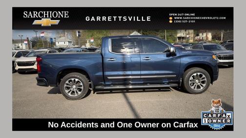 Northsky Blue Metallic 2022 Chevrolet Silverado 1500 High Country