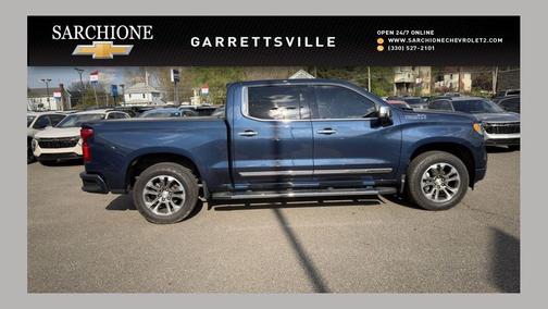 Northsky Blue Metallic 2022 Chevrolet Silverado 1500 High Country