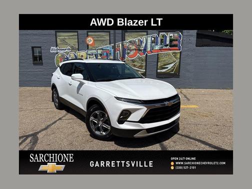 Summit White 2023 Chevrolet Blazer 3LT