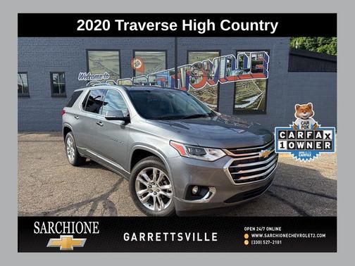 Satin Steel Metallic 2020 Chevrolet Traverse High Country
