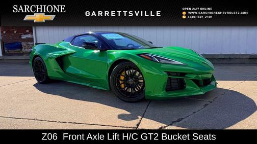 Roswell Green Metallic 2026 Chevrolet Corvette Z06