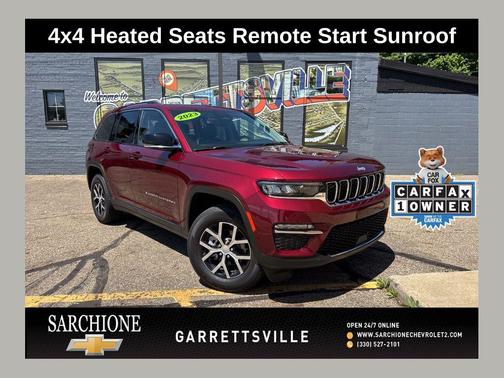 Velvet Red Pearlcoat 2023 Jeep Grand Cherokee Limited