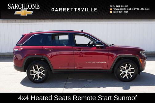 Velvet Red Pearlcoat 2023 Jeep Grand Cherokee Limited