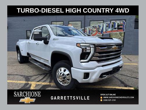 Polar White Tricoat 2026 Chevrolet Silverado 3500 High Country