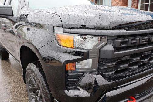 Black 2026 Chevrolet Silverado 1500 Custom Trail Boss