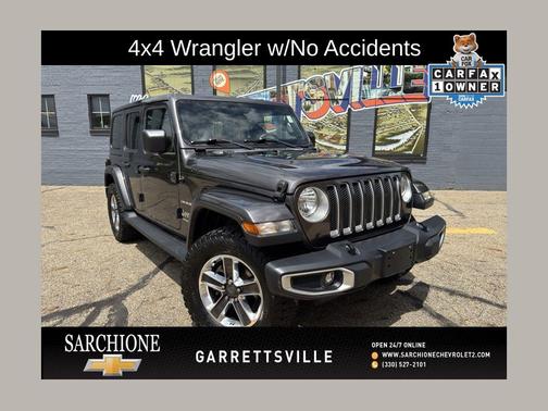 Granite Crystal Metallic Clearcoat 2018 Jeep Wrangler Unlimited Sahara