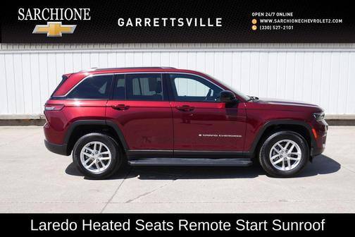 Velvet Red Pearlcoat 2025 Jeep Grand Cherokee Laredo
