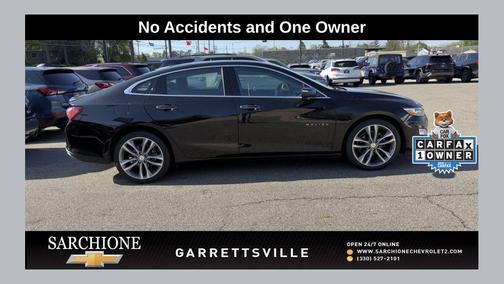 Mosaic Black Metallic 2022 Chevrolet Malibu FWD Premier