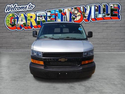 Silver Ice Metallic 2023 Chevrolet Express 3500 RWD 3500 Extended Wheelbase LS