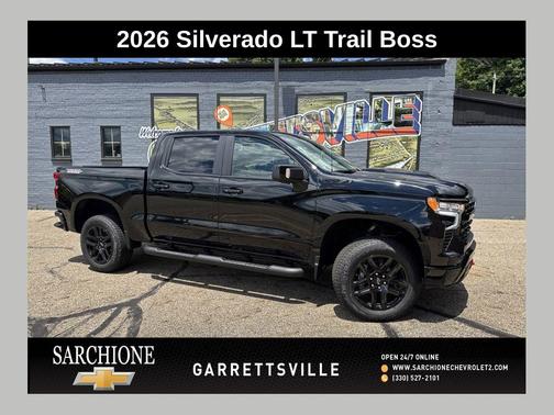 Black 2026 Chevrolet Silverado 1500 LT Trail Boss