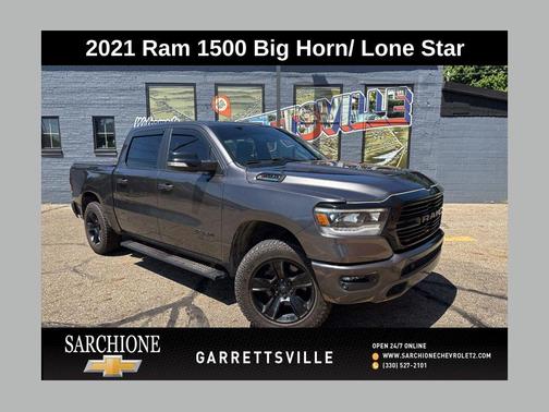 Granite Crystal Metallic Clearcoat 2021 RAM 1500 Big Horn/Lone Star