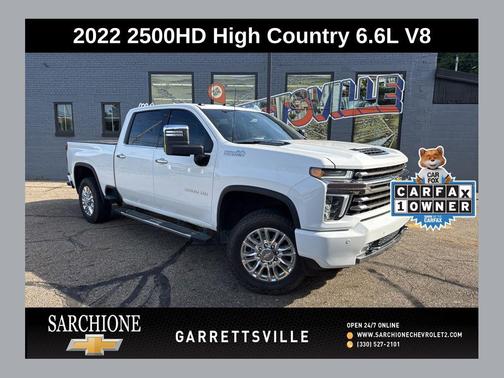 Summit White 2022 Chevrolet Silverado 2500 High Country