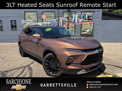 Copper Bronze Metallic 2023 Chevrolet Blazer 3LT