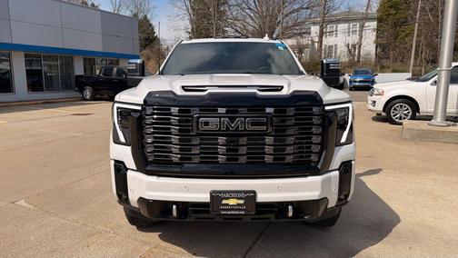 White Frost Tricoat 2025 GMC Sierra 2500 Denali Ultimate