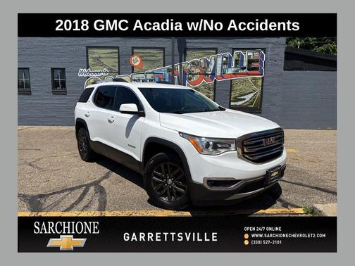Summit White 2018 GMC Acadia SLT-1