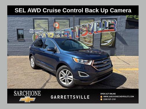 Blue Jeans Metallic 2017 Ford Edge SEL