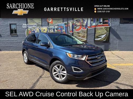 Blue Jeans Metallic 2017 Ford Edge SEL