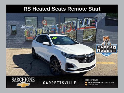 Summit White 2023 Chevrolet Equinox FWD RS
