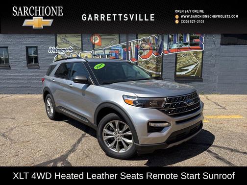 Iconic Silver Metallic 2021 Ford Explorer XLT