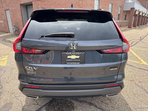 Blue 2025 Honda CR-V Hybrid Sport Touring AWD
