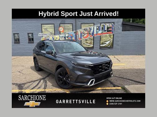 Blue 2025 Honda CR-V Hybrid Sport Touring AWD