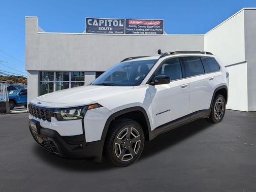 Bright White Clearcoat 2026 Jeep Cherokee Laredo 4x4