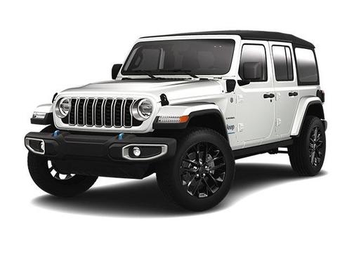 Bright White Clearcoat 2024 Jeep Wrangler 4xe Sahara