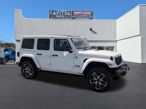 Bright White Clearcoat 2024 Jeep Wrangler 4xe Sport S