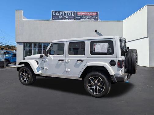 Bright White Clearcoat 2024 Jeep Wrangler 4xe Sport S