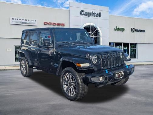 Black Clearcoat 2023 Jeep Wrangler 4xe Sahara High Altitude