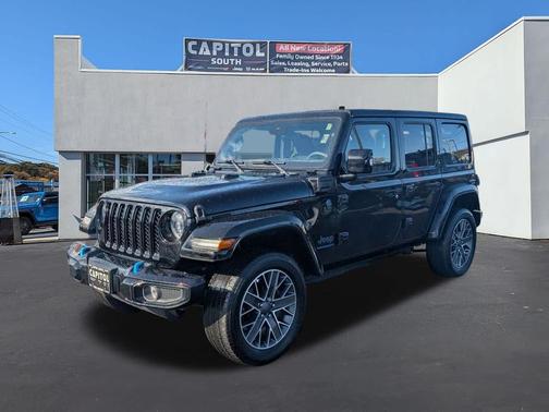 Black Clearcoat 2023 Jeep Wrangler 4xe Sahara High Altitude