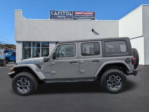 Sting-Gray Clearcoat 2023 Jeep Wrangler 4xe Rubicon