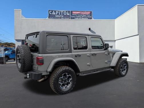 Sting-Gray Clearcoat 2023 Jeep Wrangler 4xe Rubicon