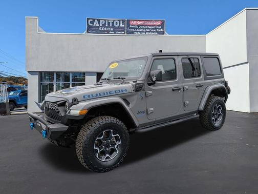 Sting-Gray Clearcoat 2023 Jeep Wrangler 4xe Rubicon