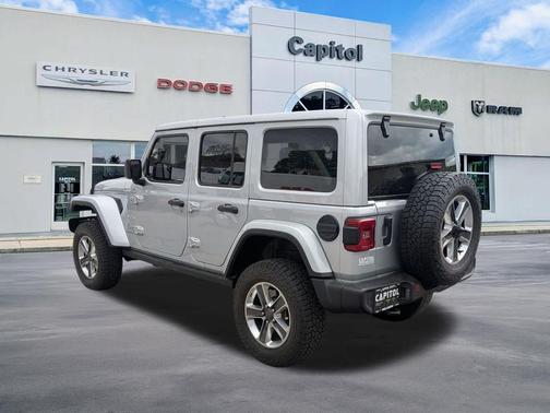 Silver Zynith Clearcoat 2023 Jeep Wrangler 4-Door Sahara 4x4