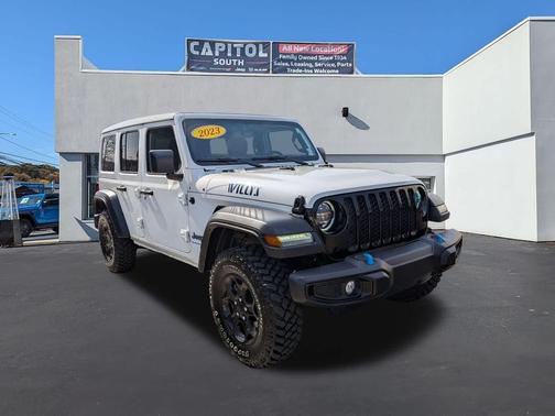 Bright White Clearcoat 2023 Jeep Wrangler 4xe Base