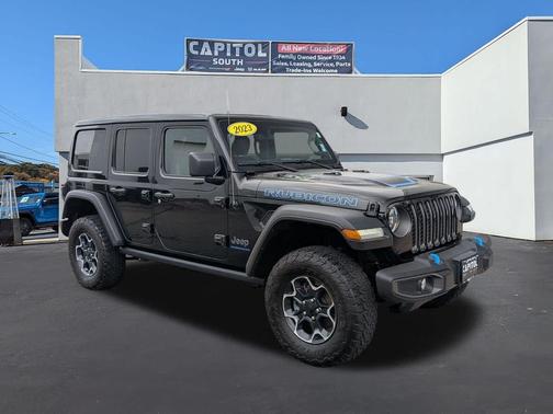 Black Clearcoat 2023 Jeep Wrangler 4xe Rubicon