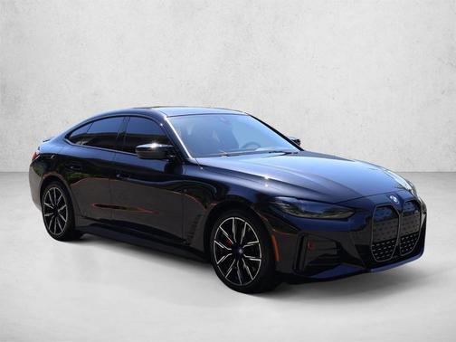 Black Sapphire Metallic 2023 BMW i4 Gran Coupe M50